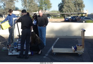 parking lot robot demonstration