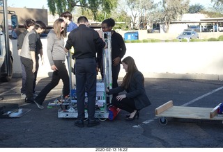 parking lot robot demonstration