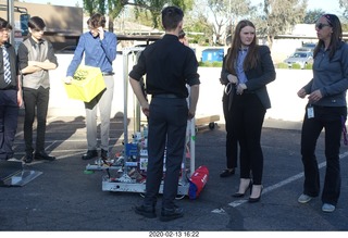 parking lot robot demonstration