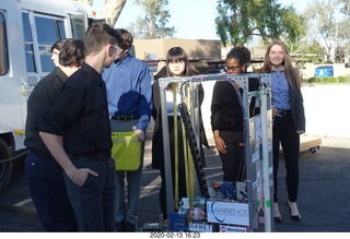 parking lot robot demonstration