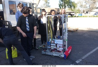 parking lot robot demonstration