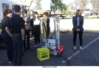parking lot robot demonstration