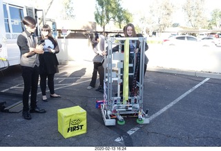 parking lot robot demonstration
