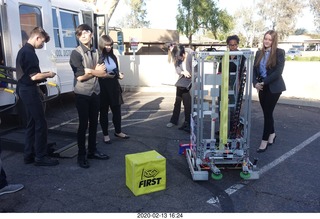 parking lot robot demonstration