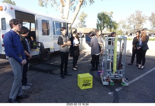 parking lot robot demonstration