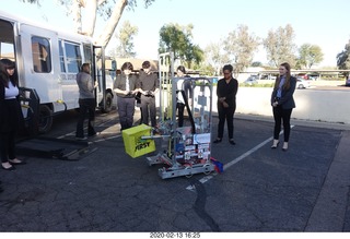 parking lot robot demonstration