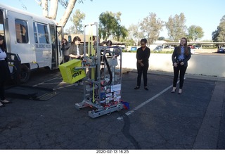 parking lot robot demonstration