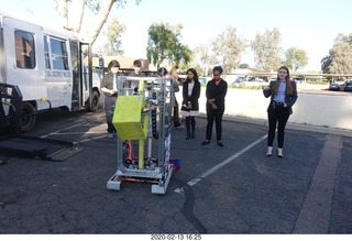parking lot robot demonstration