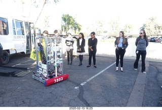 parking lot robot demonstration