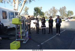 parking lot robot demonstration