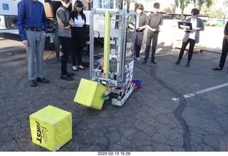 parking lot robot demonstration