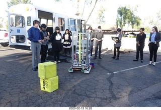 parking lot robot demonstration