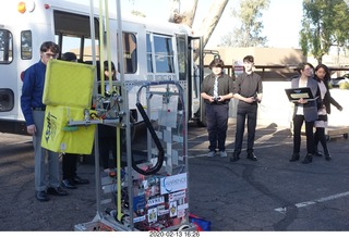parking lot robot demonstration
