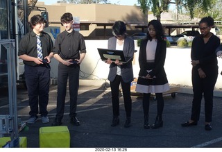 parking lot robot demonstration