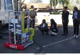 parking lot robot demonstration