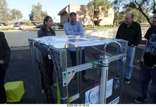 parking lot robot demonstration