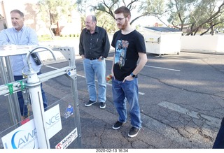 parking lot robot demonstration