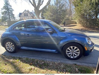 my blue VW new beetle