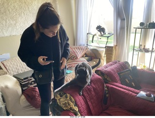 Olga Helga and my cat Devin