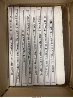 15ips half-track tapes in the box