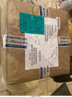 box of tapes from Gen in Ukraine