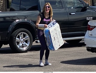 NH2T 5K Kangoo race - Heather and toilet paper