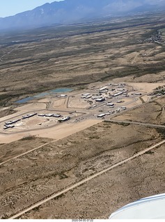 Double Circle airstrip dog