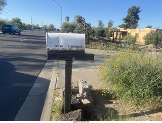 Scottsdale Road T MOEBIUS mailbox