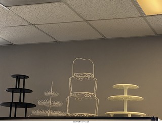 low-cal diet cakes at the snack shop