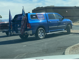 Trump Train pickup truck