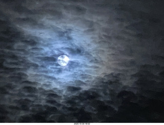 moon and clouds