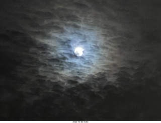 moon and clouds