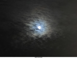 moon and clouds