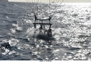 Anthony and Olga - Hawaii - parasailing