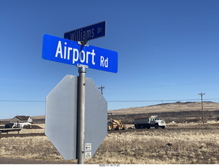 Springerville Airport run - Airport Road