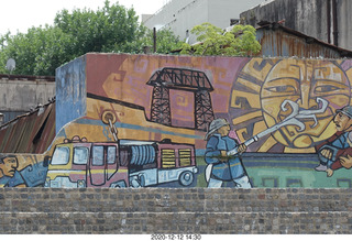202 a0y. Argentina - Buenos Aires tour - mural