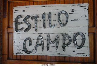 256 a0y. Argentina - Buenos Aires tour - Estilo Campo restaurant