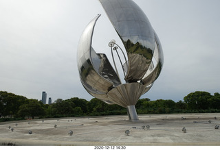 280 a0y. Argentina - Buenos Aires tour - flower sculpture