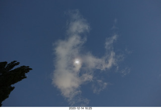 172 a0y. Argentina Eclipse Day - total solar eclipse in cloud (one of two best)