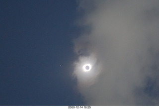 173 a0y. Argentina Eclipse Day - total solar eclipse in cloud (one of two best)