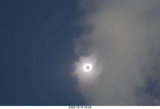 Argentina Eclipse Day - total solar eclipse in cloud (one of two best)