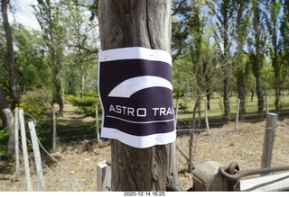 244 a0y. Argentina Eclipse Day - Astro Trails sign