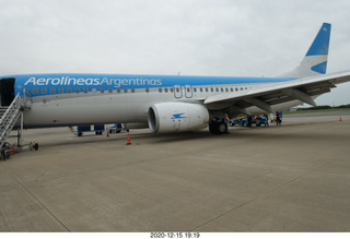 45 a0y. Argentina - Neuquen airport (NQN) - our jet to Buenos Aires