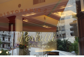 67 a0y. Argentina - Buenos Aires - lunch at Pertulli restaurant