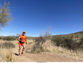 3336 a10. NH2T hike Browns Ranch - Adam running