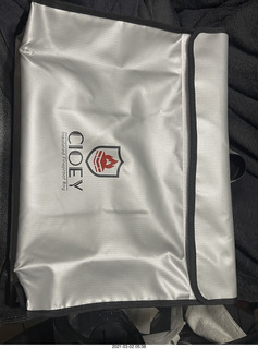 32 a10. bag in garage