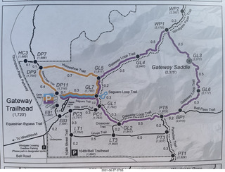 Gateway Loop trail map