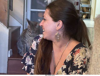 Didem and cat Potato