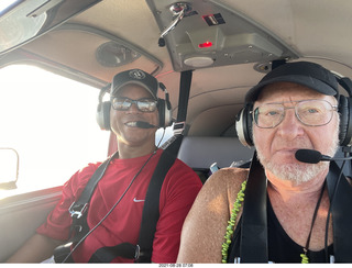 Jerome and Adam flying N8377W