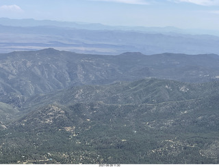 aerial mountains